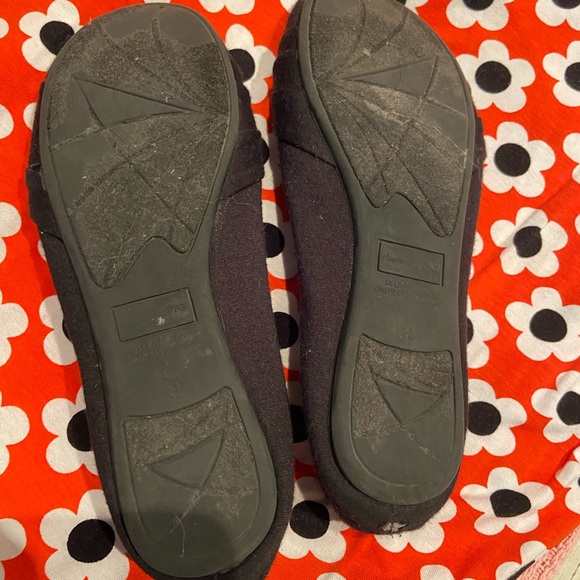 American Eagle flat ballet shoes black Bow 3.5 US - Picture 5 of 6